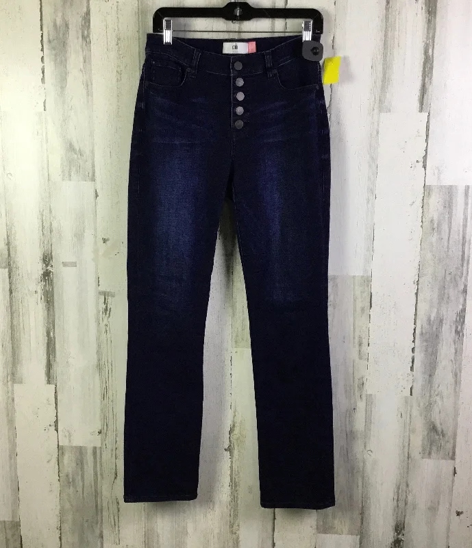 women's denim jeans for a vintage styleJeans Straight By Cabi In Blue Denim, Size: 4