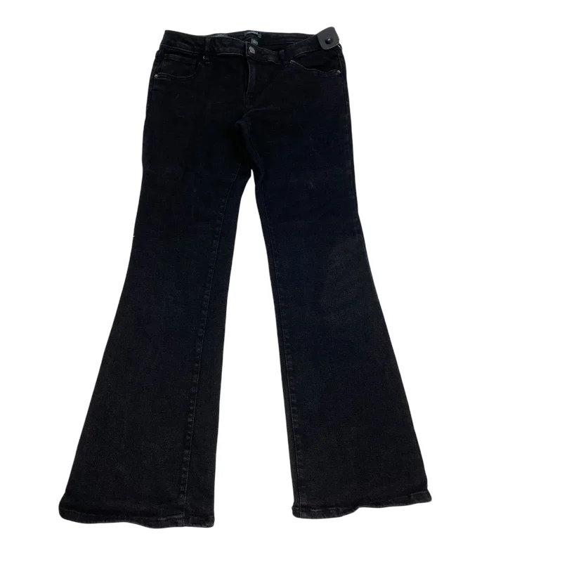 women's denim jeans for business casualJeans Flared By Wild Fable In Black Denim, Size: 12