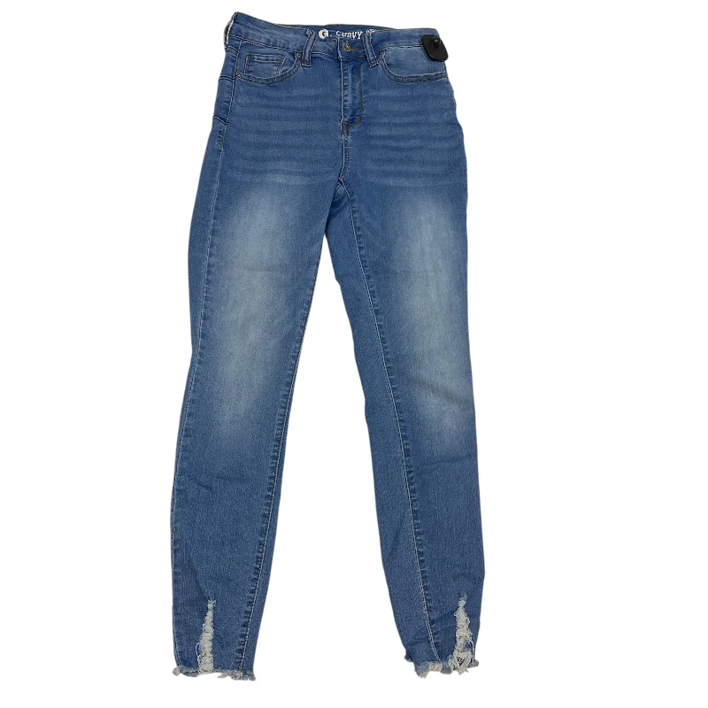 women's denim jeans for apple-shaped bodiesJeans Skinny By Song In Blue Denim, Size: 4