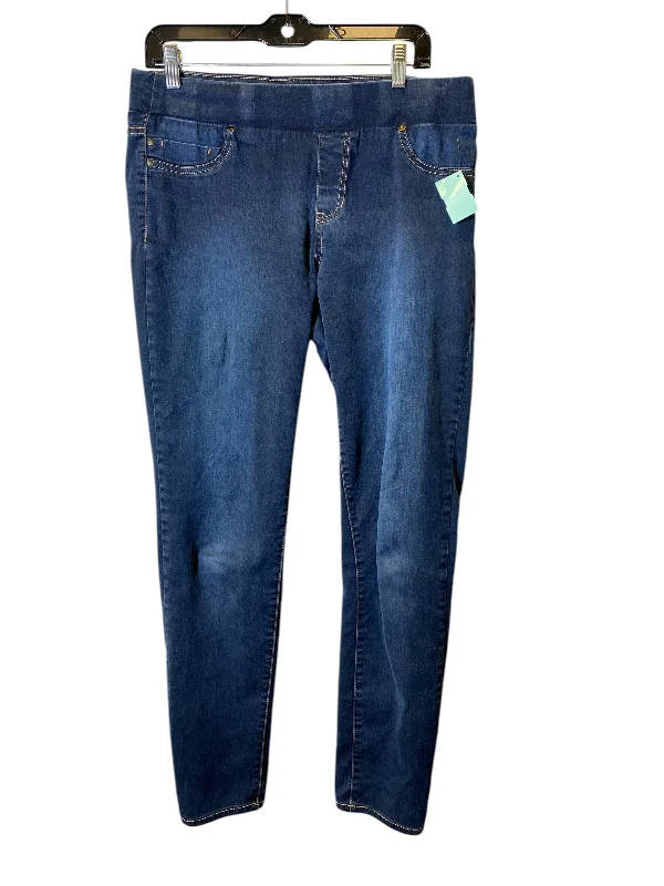 women's denim jeans with distressed hemsJeans Straight By Cmc In Blue Denim, Size: 10