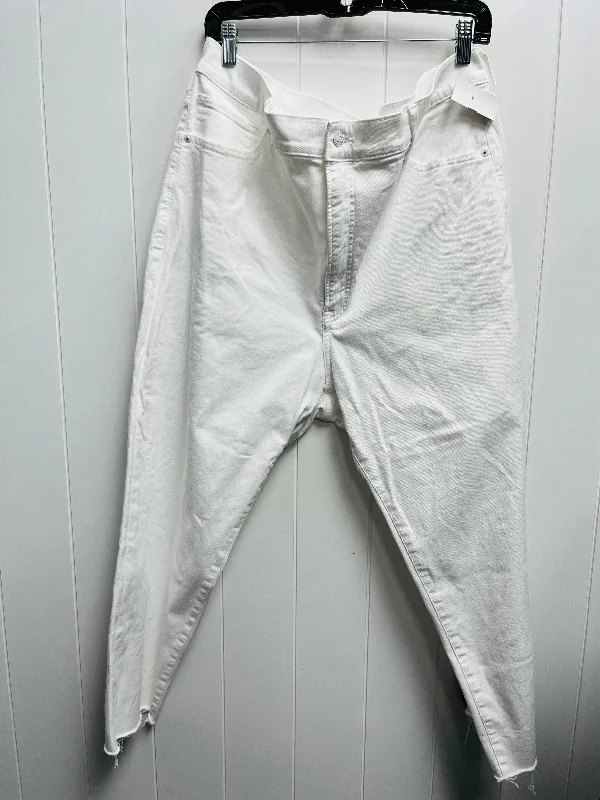 women's low-rise denim jeansJeans Skinny By Express In White, Size: 18