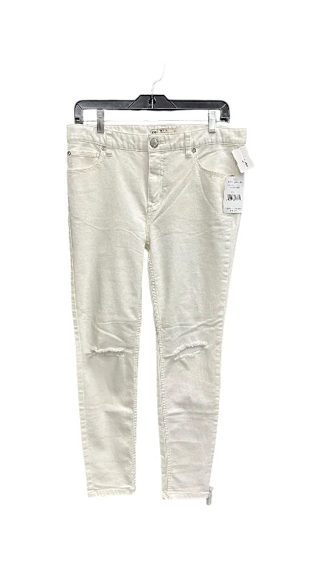 women's grey denim jeansJeans Skinny By Free People In White, Size: 8