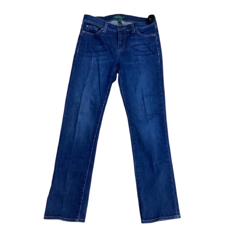 women's denim jeans for petite womenJeans Designer By Lauren By Ralph Lauren In Blue Denim, Size: 4