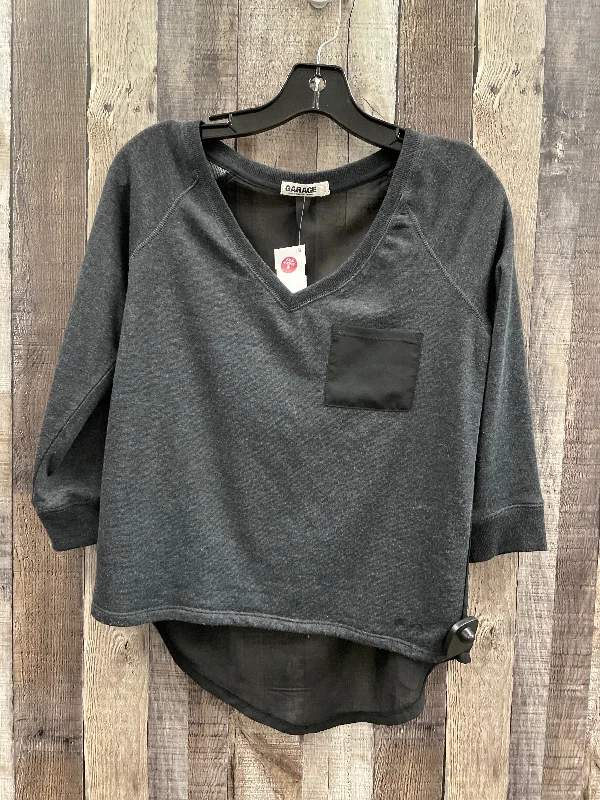 women's tops for those who want to show off their figure in a flattering wayTop Long Sleeve By Garage In Grey, Size: S