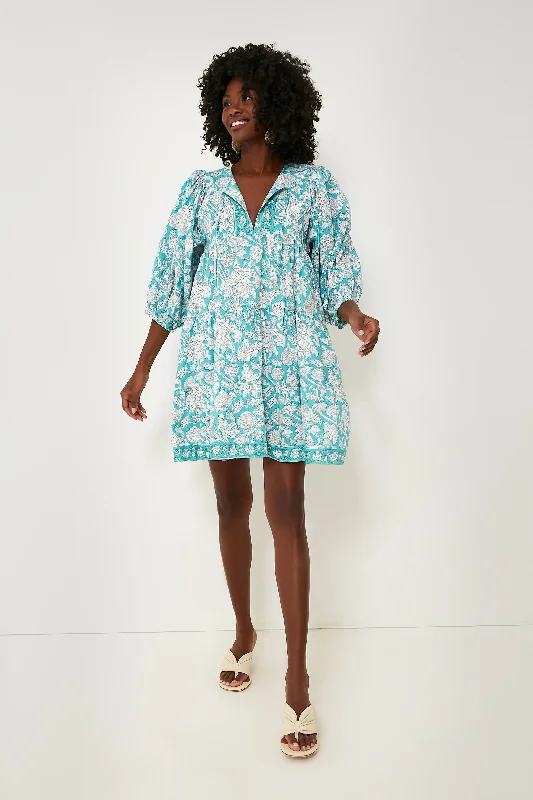 women's floral dressesTurquoise Casita Mini Dress