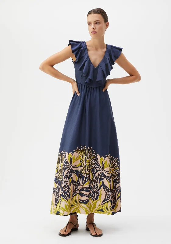 High-Low DressValencia Maxi Dress_Print