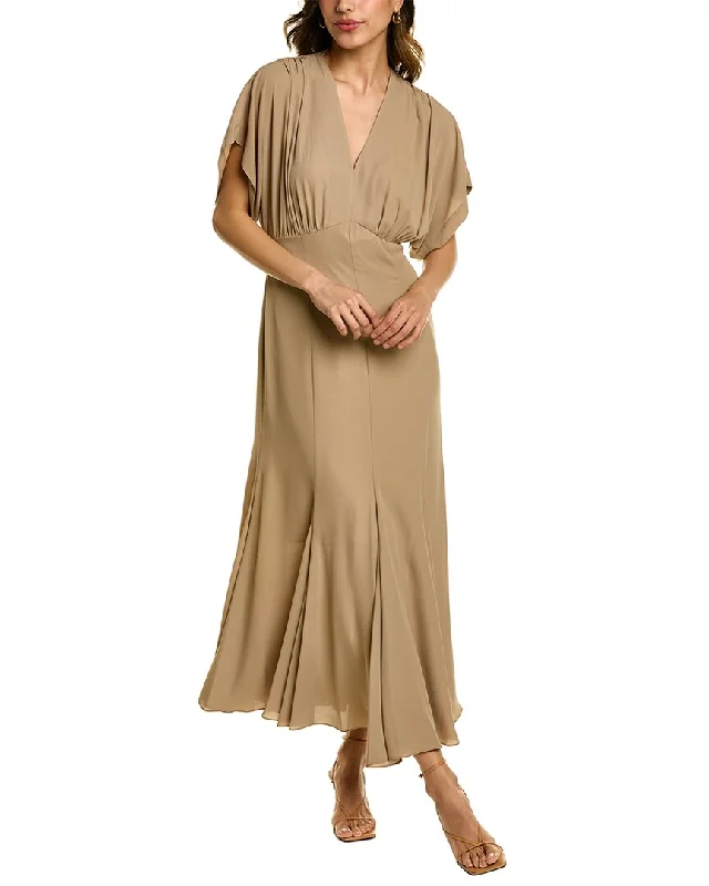 women's fashionable dressesTheory Godet Maxi Dress