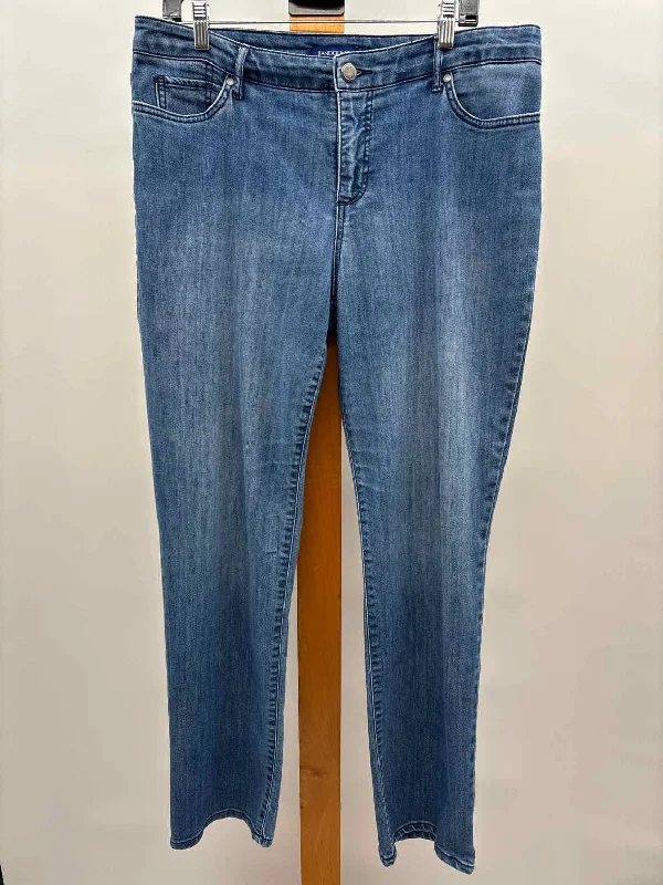 women's mini pantsBandolino Women's Size 12 Blue Solid Jeans