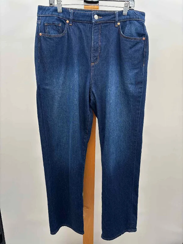 women's mini pantsLoft Women's Size 12 Denim Solid Jeans