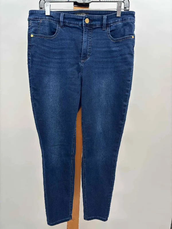 women's breathable pantsTalbots Women's Size 12P Blue Solid Jeans