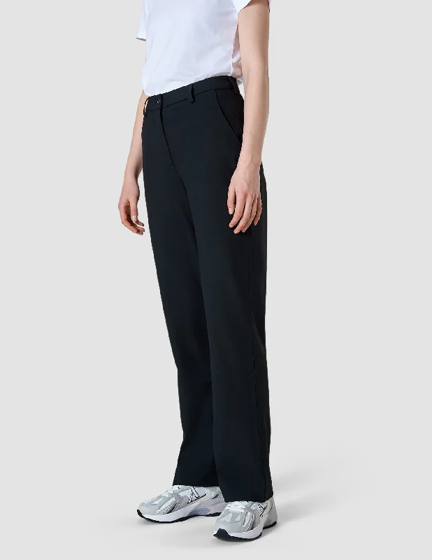 women's chic pantsEssential Pants Straight Black