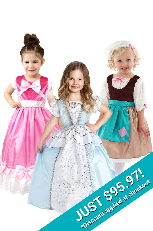 women's high-end dresses**Cinderella Trio**