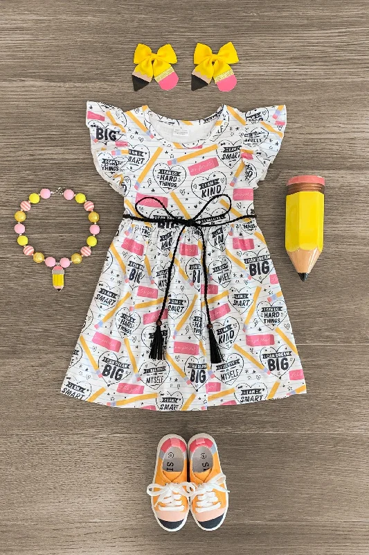 women's trendy dressesPaper & Pencil Doodle Dress