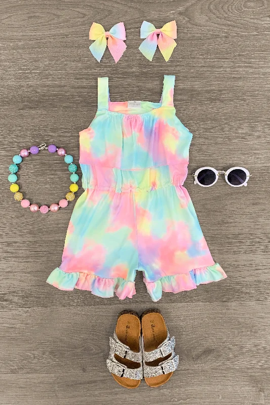 Off-The-Shoulder DressPastel Tie Dye Tank Romper