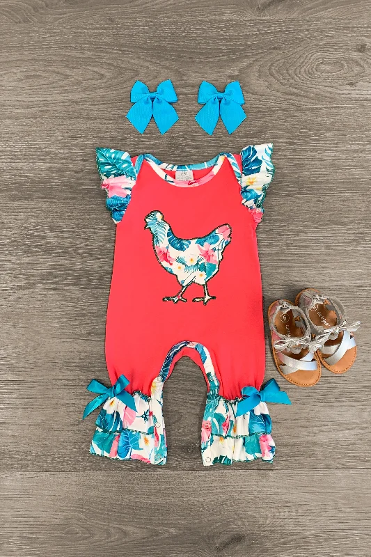 women's fair-trade dressesHawaiian Rooster Romper