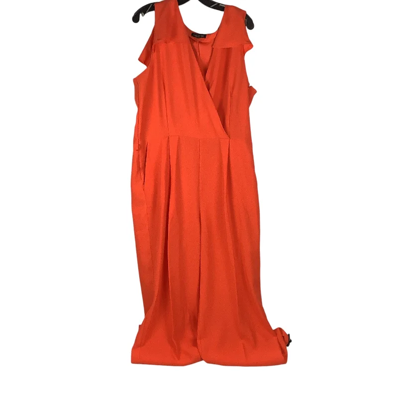 women's jumpsuits for maximalist fashionJumpsuit By Banana Republic In Orange, Size: 14