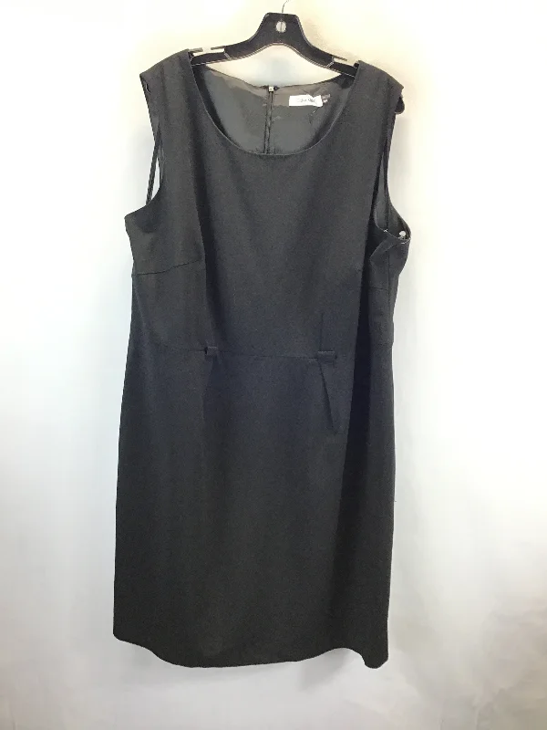 women's fitted jumpsuitsJumpsuit By Calvin Klein In Black, Size: 22womens