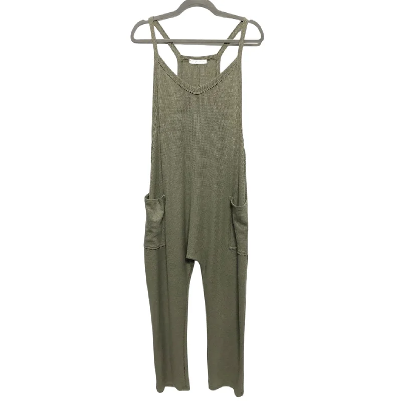 women's jumpsuits for apple-shaped bodiesJumpsuit By Ces Femme In Green, Size: M