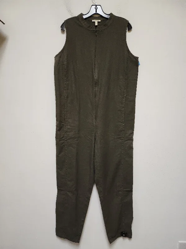 women's jumpsuits for stylish and functional fashionJumpsuit By Eileen Fisher In Green, Size: M