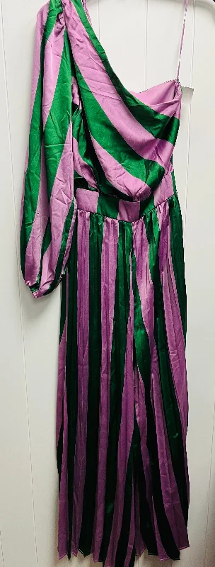 women's jumpsuits for bohemian chicJumpsuit By Flying Tomato In Green & Purple, Size: S