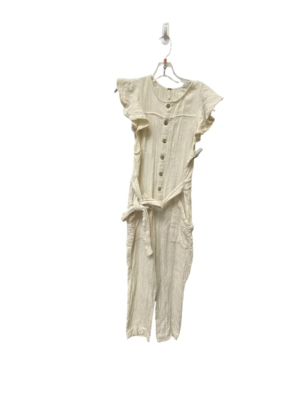 women's jumpsuits for sustainable fashionJumpsuit By Free People In Cream, Size: S