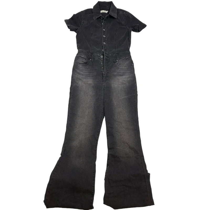 women's formal jumpsuitsJumpsuit By Jessica Simpson In Black Denim, Size: 4