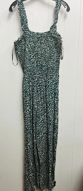 women's jumpsuits made of velvetJumpsuit By Jessica Simpson In Green, Size: Xl