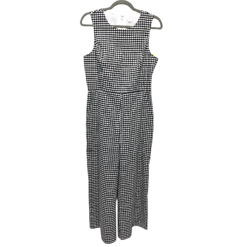 women's cropped jumpsuitsJumpsuit By Preston And New York In Grey & White, Size: 10