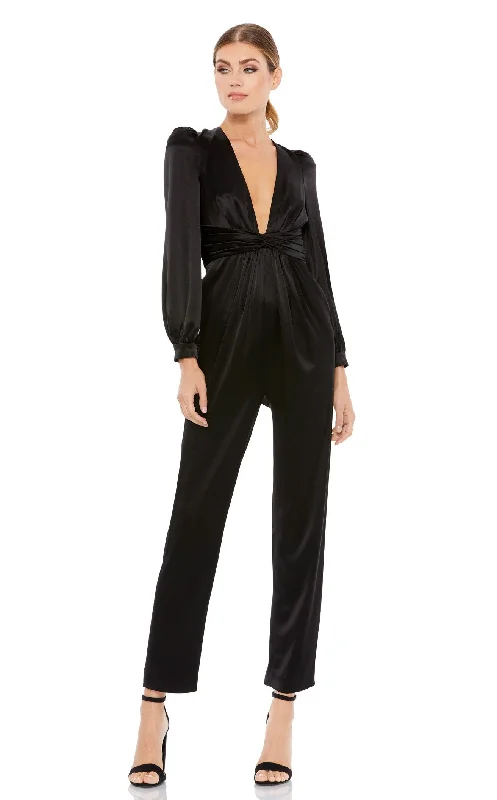 women's jumpsuits with rufflesMac Duggal 2647CL Jumpsuit