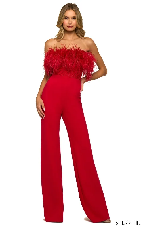 women's elegant jumpsuitsSherri Hill 55382 Jumpsuit