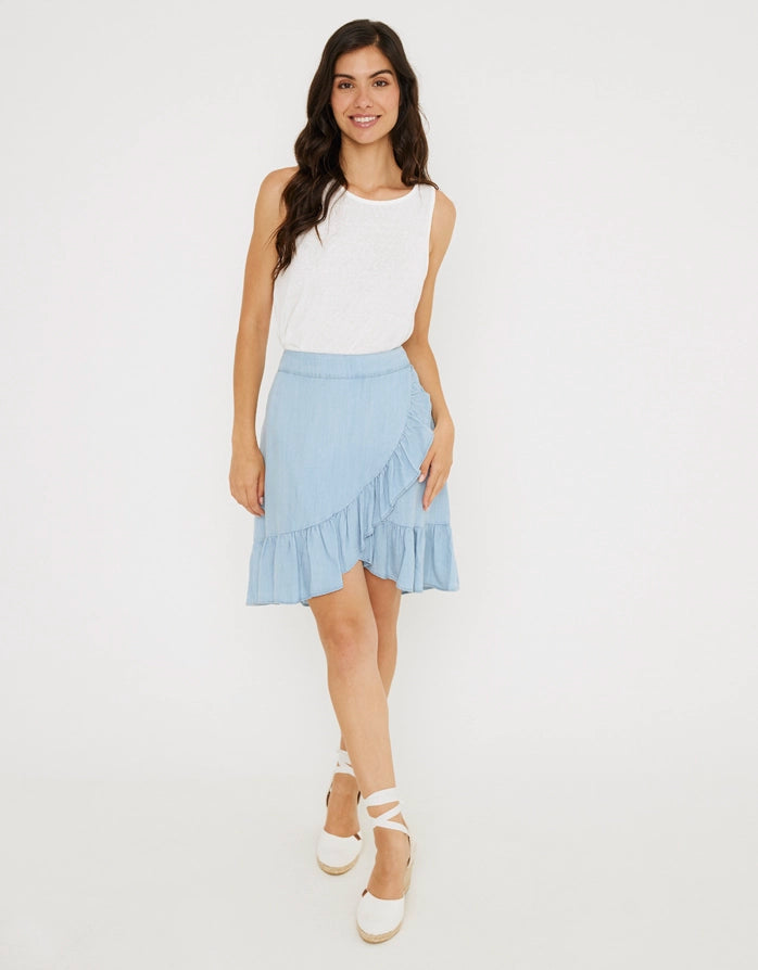 women's denim skirtsFalda Mini Jeans - Alejandra