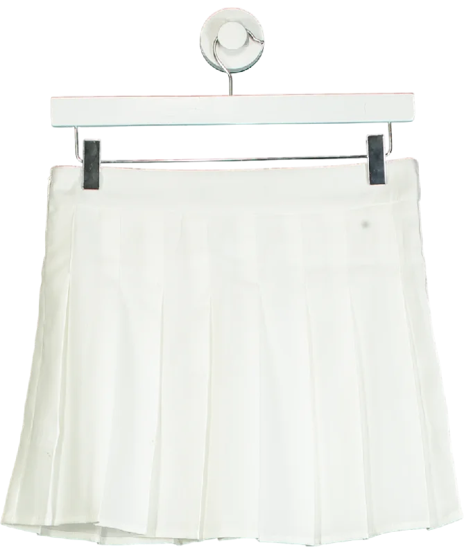 women's flowy skirtsFinesse White Bella Pleated Tennis Skirt UK S