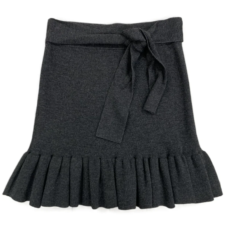 women's knitted skirtsSkirt Mini & Short By Club Monaco In Charcoal, Size: S