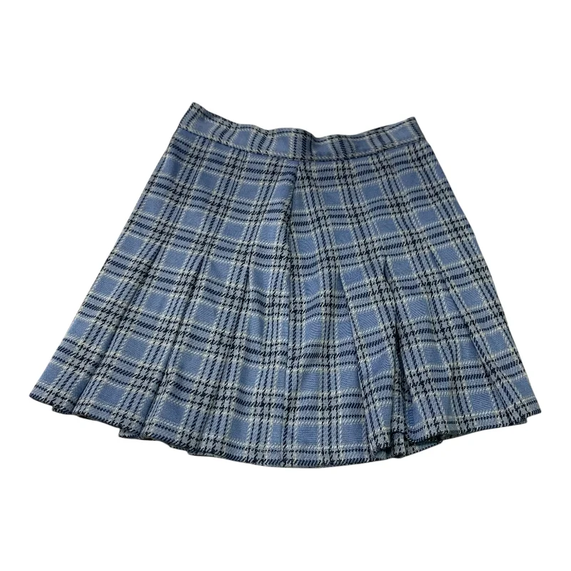 women's checked skirtsSkirt Mini & Short By Free People In Blue, Size: S